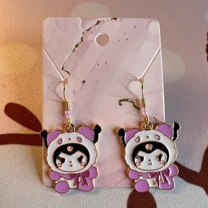 Fluffy PJ’s Kuromi earrings